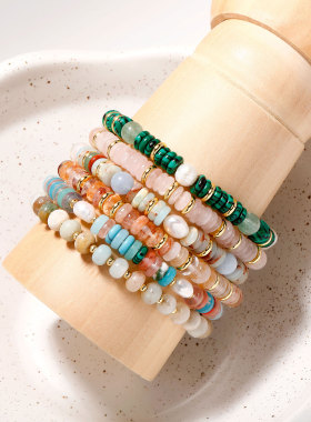 TOPGRILLZ新款天然石串珠项链女爆款轻奢小众珍珠高级感简约手链