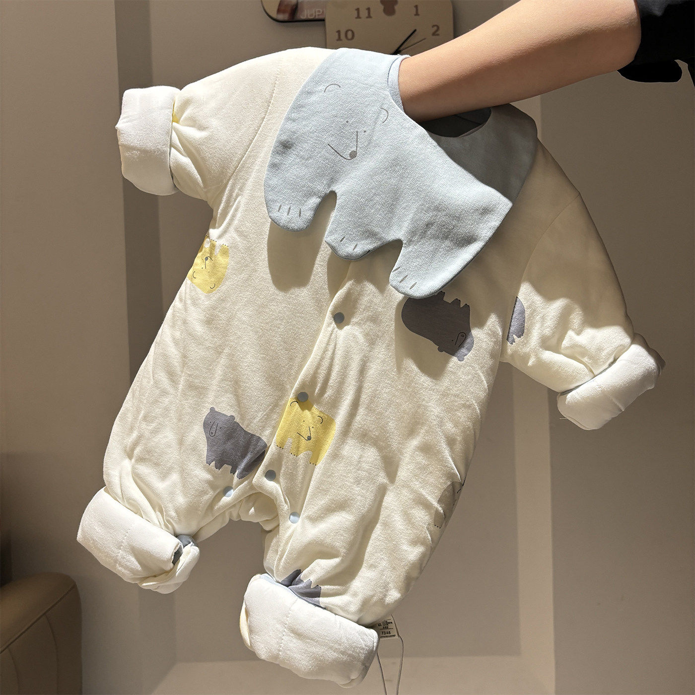 MXAG婴儿棉服连体衣加厚