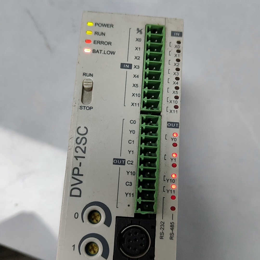 台达PLC，台达模块，DVP12SC11T，拍，成色如