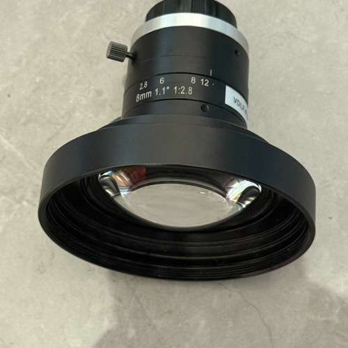 H08-25MP，2500万像素，8mm大靶面工业镜头，支持