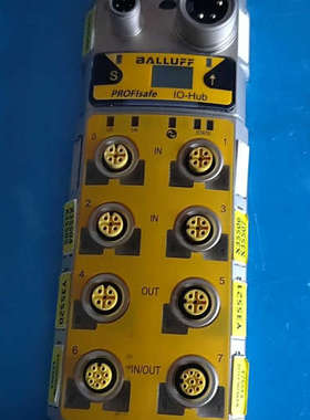 巴鲁夫PROFIsafe IO-Hub安全模块，型号BNI