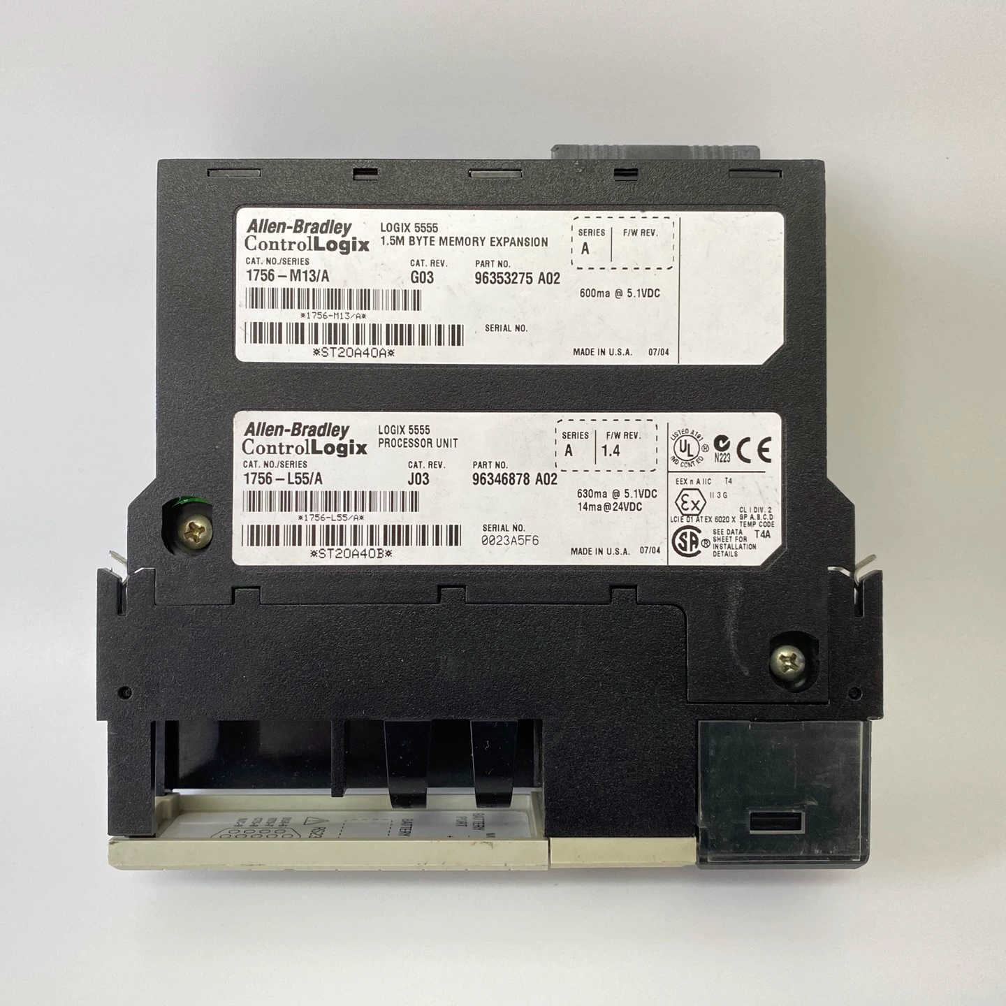 AB Logix5555 1756-M13/A+1756-L