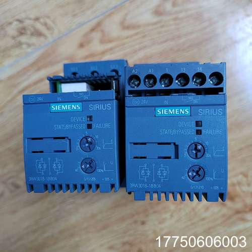 3RW3018-1BB04 软启动器两台，有一台缺