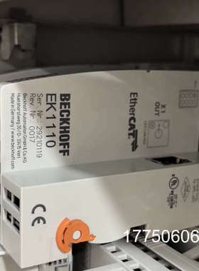 倍福 EK1110 正品橙色年份好 EtherCAT耦合
