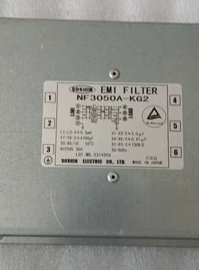 SOSHIN电源滤波器 NF3050A-KG2 成色