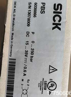 SICK西克压力传感器 PBS 6038866