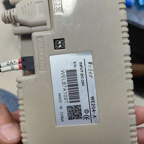 Weier文本显示器WE204-A，功能正常，成色，