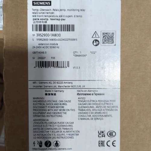 3RS2900-1AW30继电器正品