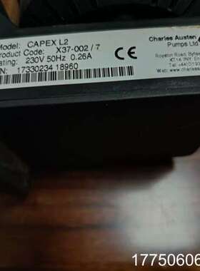 采样泵，CAPEXL2，折机一台，功能正常，包好邮。