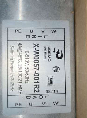 PREMO X-W0057-001R2 三相电源滤波器