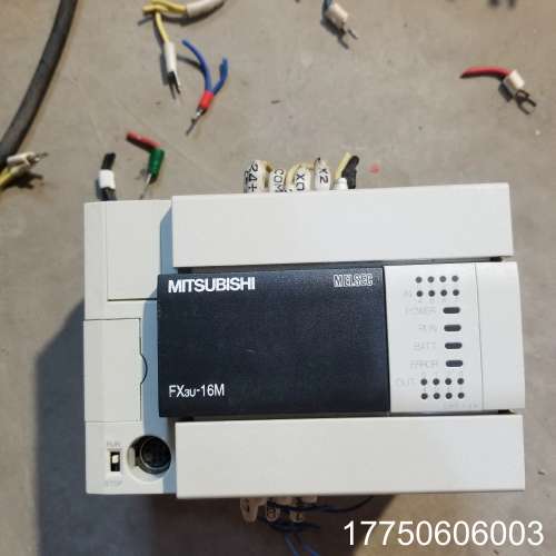 三菱plc fx3u-16mt，成色漂亮，电池没电了，功能包