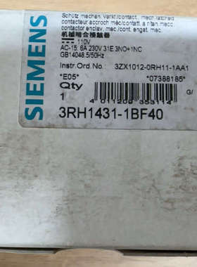 继电器 3RH1431-1BF40 3RH1440-1