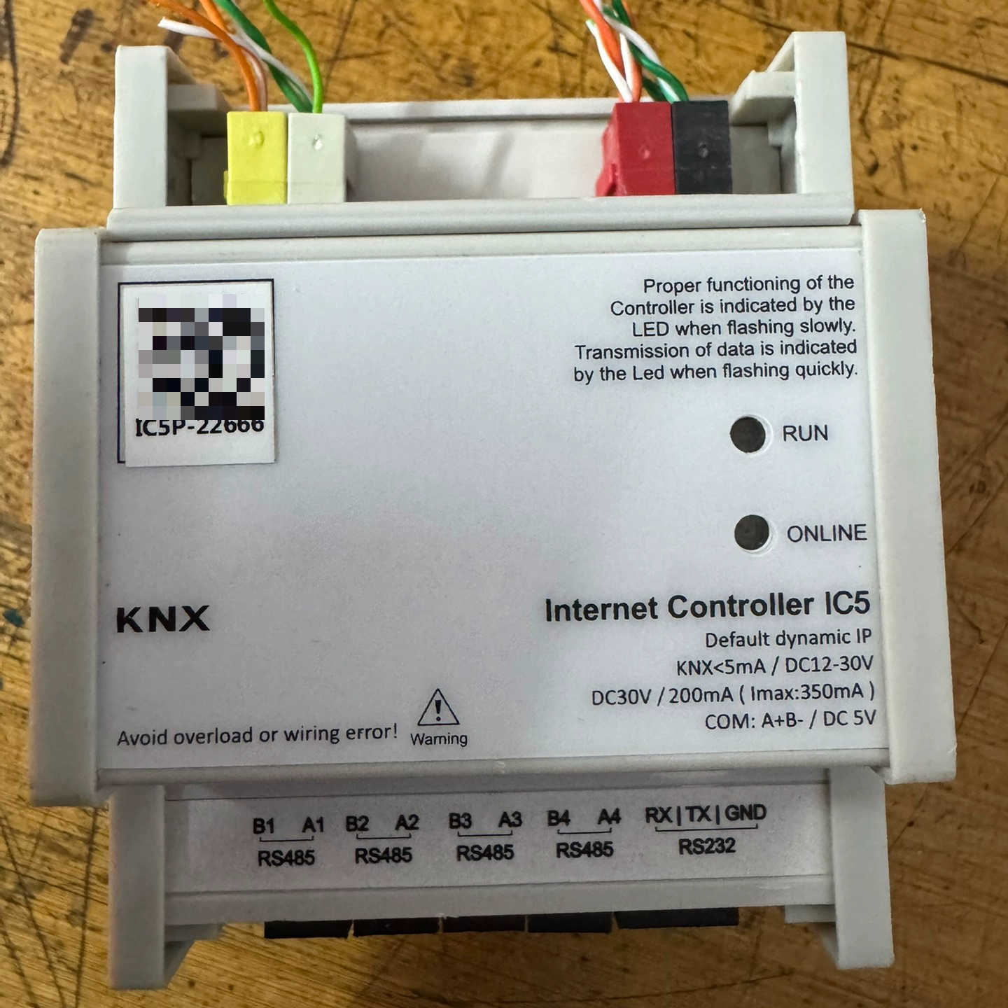 IC5 智能家居App网关，KNX网关。含4路485，实