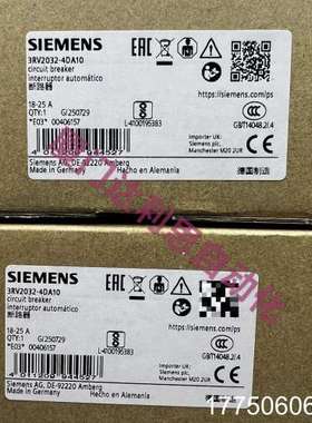 3RV2032-4DA10 塑料外壳式断路器#SI