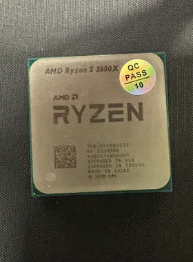 AMD+Ryzen5+3600x+实拍实测，成色，已测试