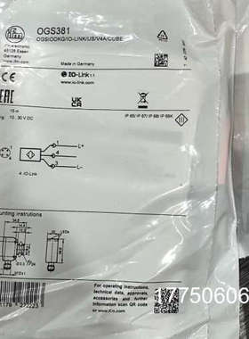 易福门IFM近开关传感器 OGS381