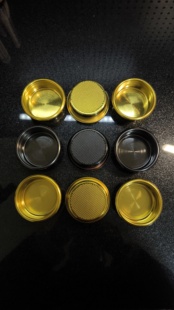 怪物博士咖啡机手柄钛精密钛粉碗58mm意式咖啡机萃取手柄不锈钢配