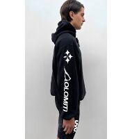 uvu hooded sweatshirt with fleece dolomiti hoodie for couples, sporty, running and fitness thumbnail 2