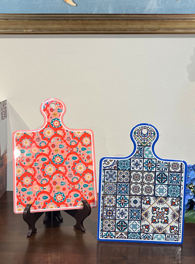 复古陶瓷隔热垫防水餐桌垫摆设品