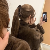 浓郁又质感十足高级感丝绒发夹简约蝴蝶结香蕉夹精致复古2026新款