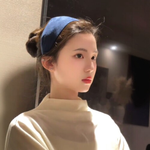 复古高颅顶发箍宽版显脸小头饰箍