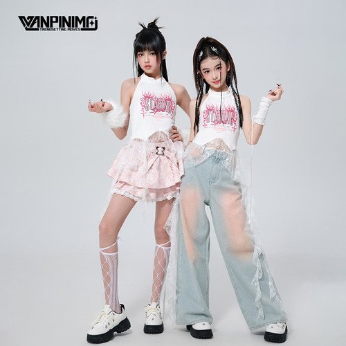 顽皮尼莫女童爵士舞演出服