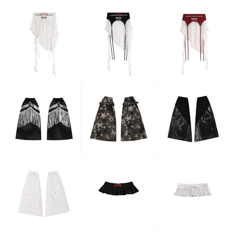 六一表演儿童爵士舞配饰潮甜酷时髦女童腰搭屁帘