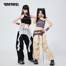 顽皮尼莫少儿爵士舞女童服装夏儿童街舞甜酷风jazz时髦潮酷演出服