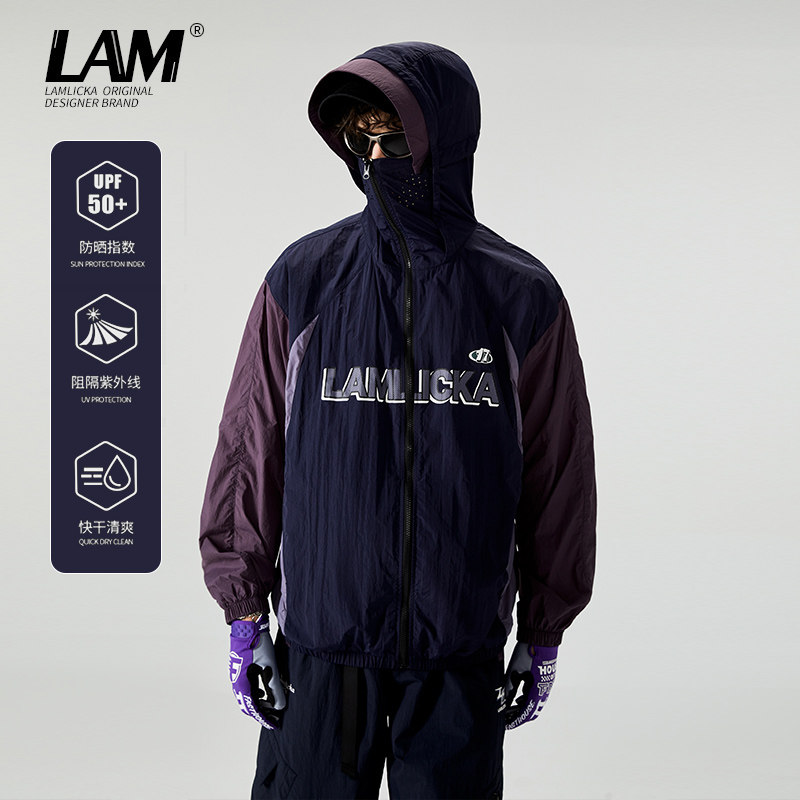 LAMLICKA防晒衣连帽外套防紫外线图片