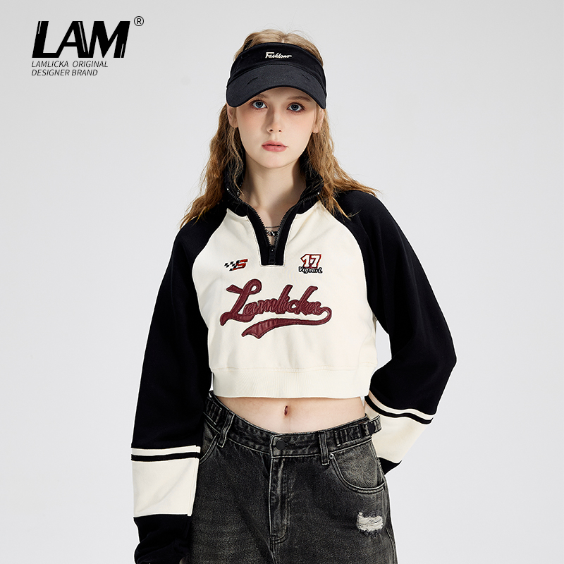 LAMLICKA薄款宽松休闲棉卫衣