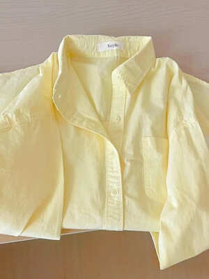 品牌剪标撤柜轻奢高档长袖衬衫女