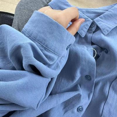 品牌剪标撤柜轻奢高档长袖衬衫女