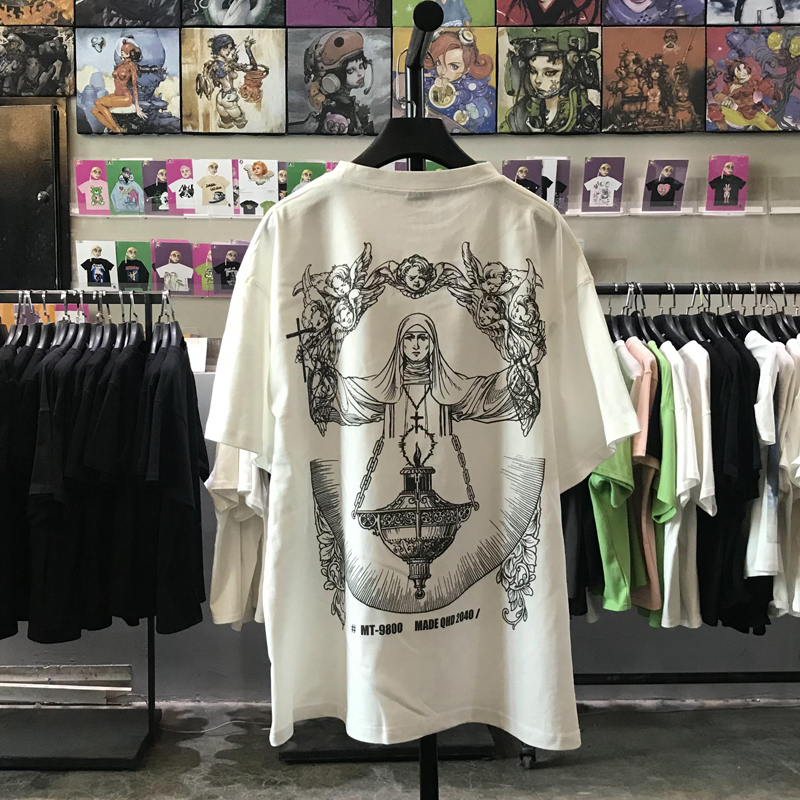 ins短袖印花t恤超火欧美