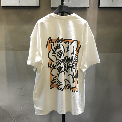 ins半袖周边美式直喷休闲超火