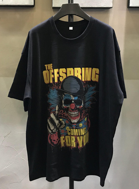 后裔乐队The Offspring潮牌t恤夏季超火个性印花短袖复古皆有半袖