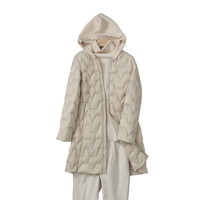 专柜正品轻便韩版白鸭绒羽绒服