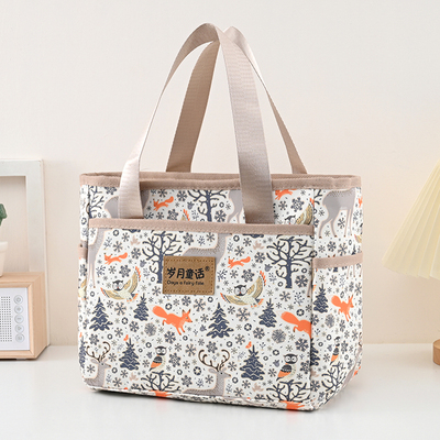 卡通饭盒袋学生便当包上班午餐袋