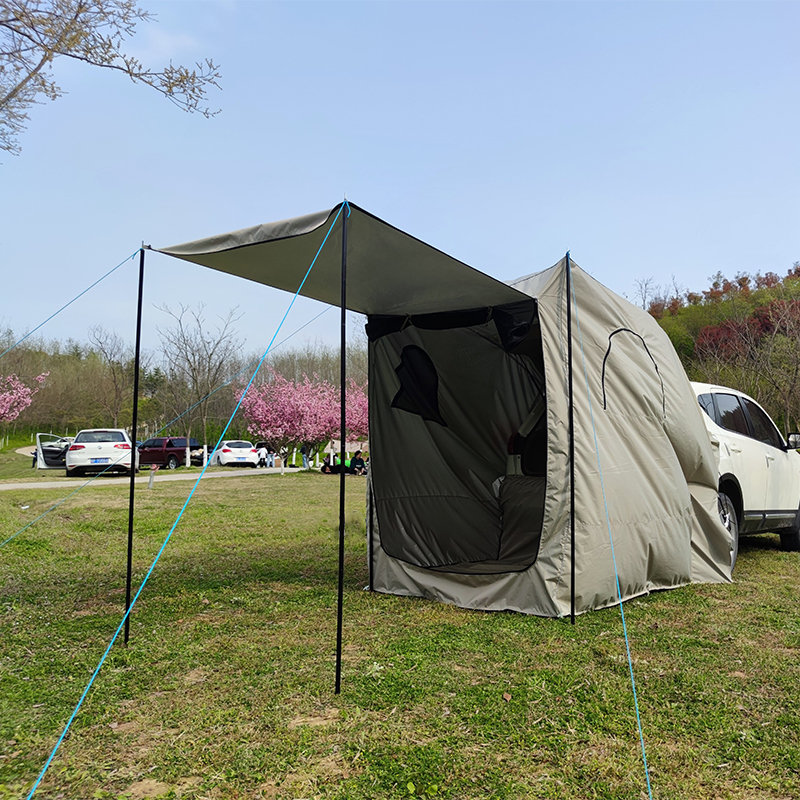 户外多功能汽车延伸车尾帐篷自驾游野露营越野车后备箱车载防晒 户外/登山/野营/旅行用品 车尾帐篷 原图主图