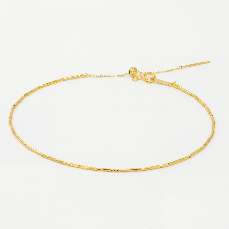 通体18k金节节高升弹力手镯女款轻奢时尚送老婆礼物【QL07526】