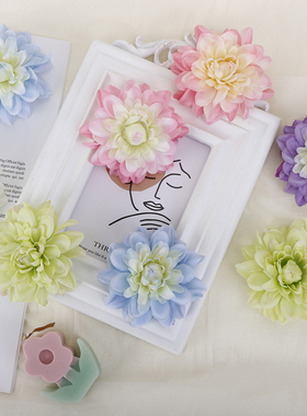 仿真小丽菊花 diy手工材料 客厅家居粉色装饰花卉 婚庆拍摄道具