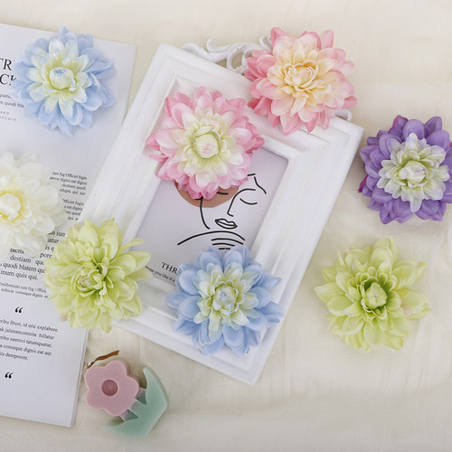 仿真小丽菊花 diy手工材料 客厅家居粉色装饰花卉 婚庆拍摄道具