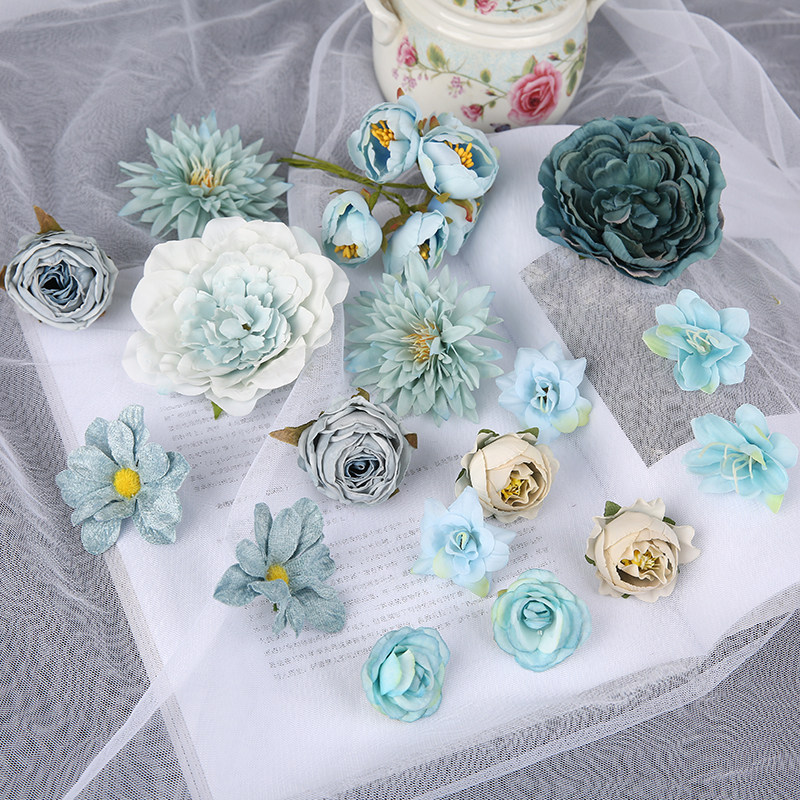 仿真花花朵材料包 假花绢花DIY手工花环辅料汉服头饰婚庆花墙装饰,家居饰品,仿真花/假花,淘宝优惠券,粉丝福利购,淘宝优惠卷