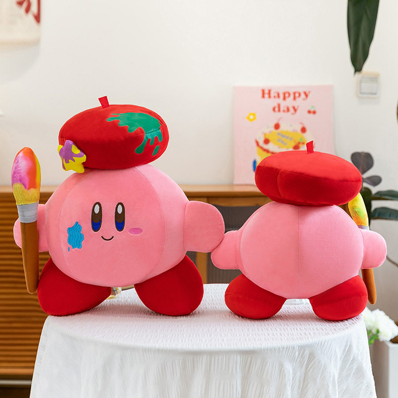 现货日单变身火炬kirby星之卡比毛绒玩具公仔玩偶电玩城抓娃娃机
