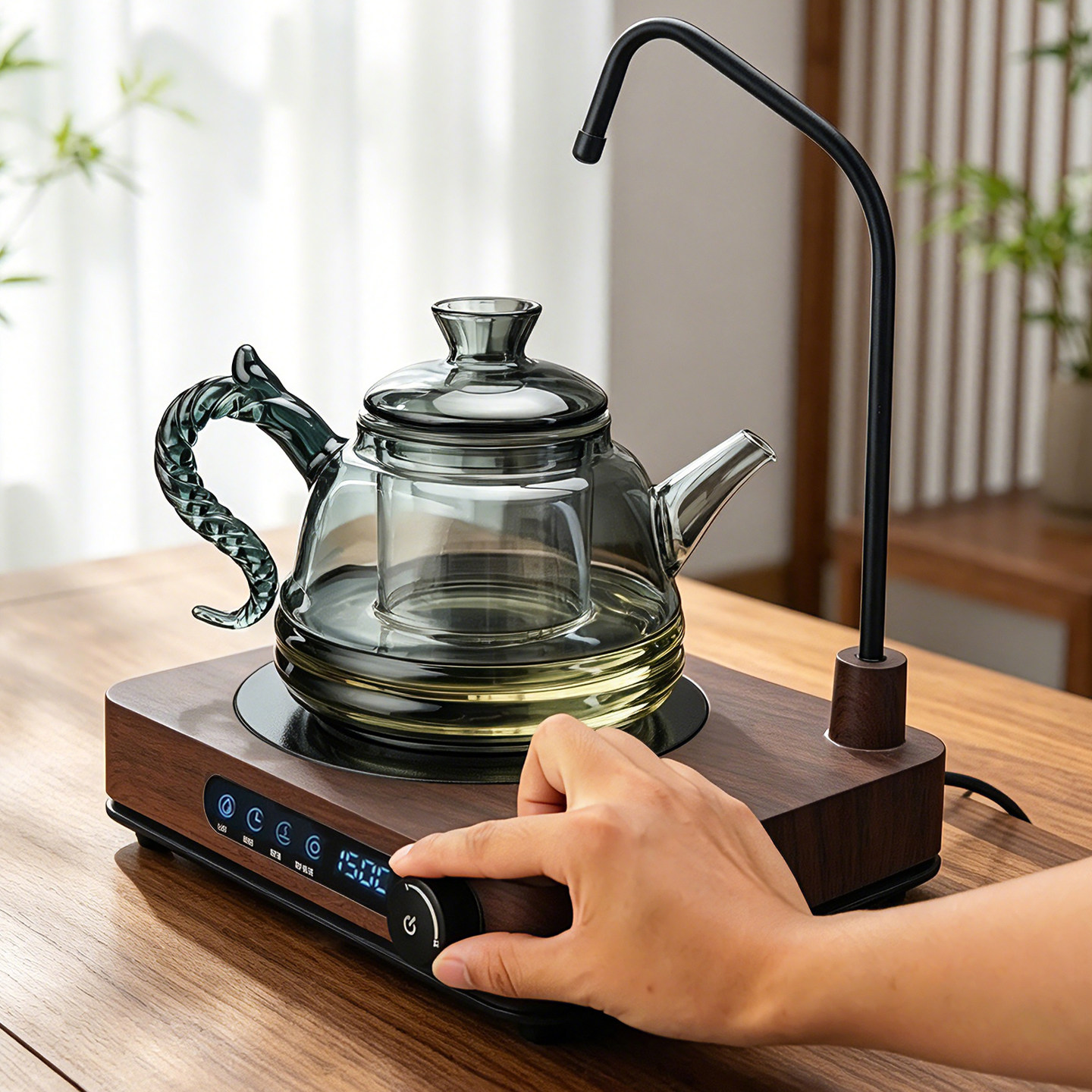 自动上水茶水分离大容量煮茶壶
