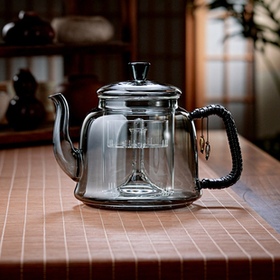 玻璃煮茶壶2025新款泡茶家用耐高温围炉蒸煮提梁烧水壶电陶炉茶壶