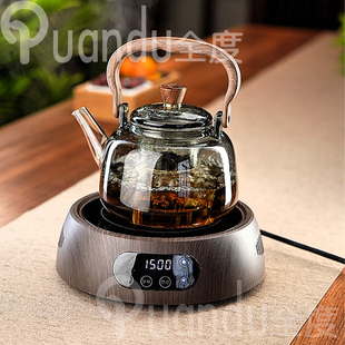 烧水壶泡茶家用提梁壶围炉耐高温加厚壶 大容量玻璃煮茶壶2025新款