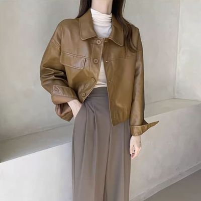 甜酷风美拉德风短款短外套