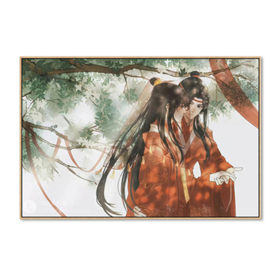 diy减压魏无羡蓝忘机礼物装饰画