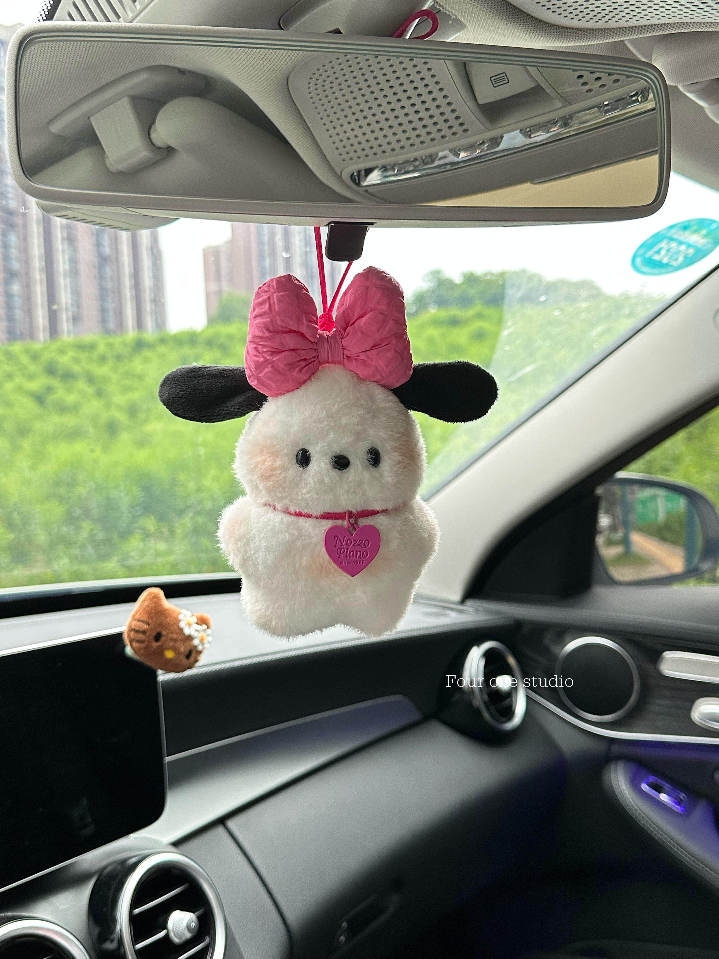 帕恰狗车载挂件汽车车挂后视镜装饰可爱玩偶车载内饰女生新车礼物