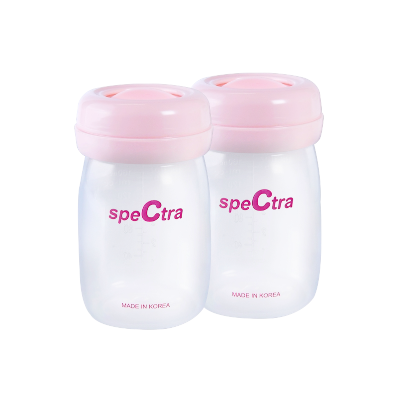 spectra贝瑞克宽口径储奶瓶160ml*2 韩国原装可连大贝贝/S1吸奶器